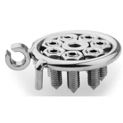 CockLock Cage avec Picots Chastipik et Tige - Longueur 1.2cm